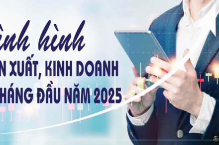 INFOGRAPHIC:Tình hình sản xuất, kinh doanh 4 tháng đầu năm 2025