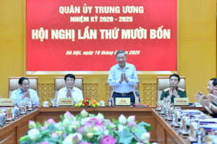 Tổng Bí thư Tô Lâm chủ trì Hội nghị Quân ủy Trung ương lần thứ mười bốn