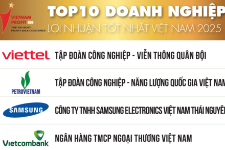 Nhiều ông lớn tiếp tục góp mặt trong TOP 500 Doanh nghiệp lợi nhuận tốt nhất Việt Nam năm 2025