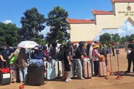 Tây Ninh: Hoàn thành tiếp nhận 15 công dân Việt Nam do phía Campuchia trao trả