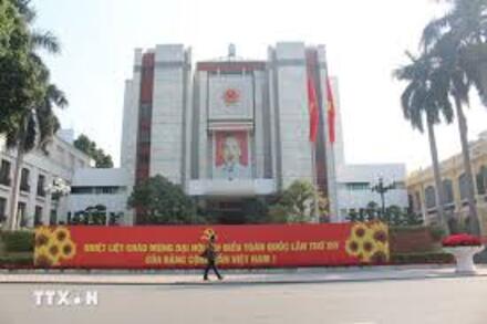 Hà Nội rực rỡ cờ hoa, sắt son niềm tin vào Đại hội XIV của Đảng