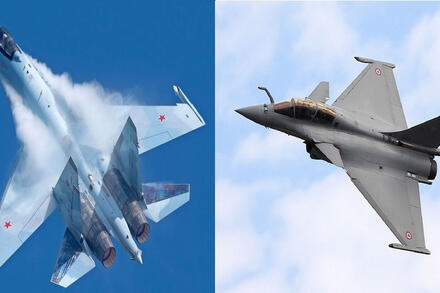 Pháp đau đầu khi Su-35 tỏ ra vượt trội Rafale