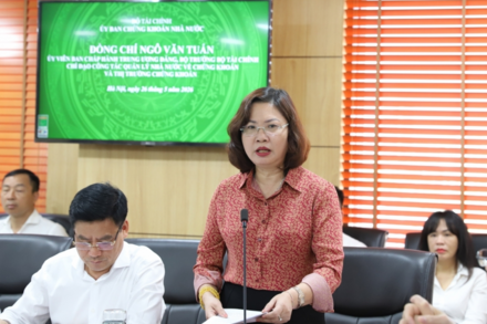 Bộ trưởng Bộ Tài chính Ngô Văn Tuấn chỉ đạo phát triển thị trường chứng khoán minh bạch, bền vững