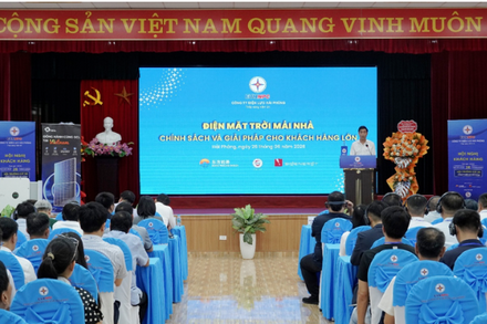Điện lực Hải Phòng thúc đẩy phát triển điện mặt trời mái nhà