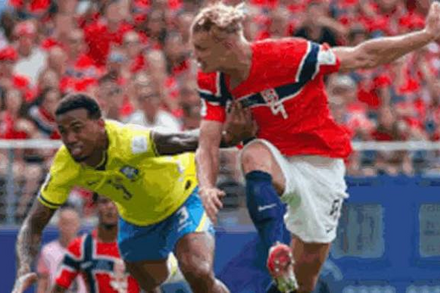 Haaland lập cú đúp, Na Uy đánh bại Brazil để tiến vào tứ kết