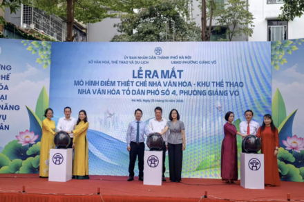 Hà Nội: Phường Giảng Võ thí điểm mô hình thiết chế văn hóa tổ dân phố