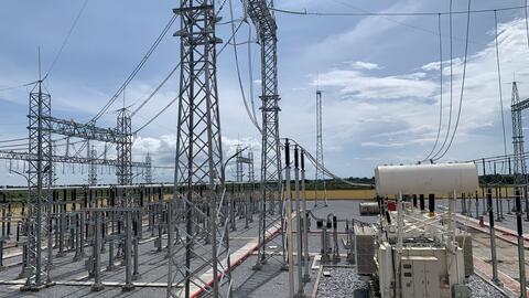 Đóng điện trạm biến áp 220kV Giá Rai