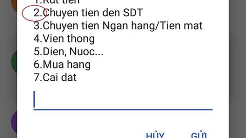 Hướng dẫn lì xì bằng Mobile Money