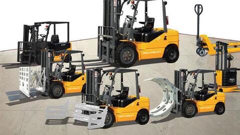 Xe nâng MGA tiếp tục ký hợp đồng “khủng” trên 50 xe điện cho Cáp Treo Núi Sam