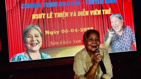NSƯT Lê Thiện chinh phục diễn viên trẻ