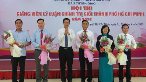 TP HCM: Khai mạc hội thi giảng viên lý luận chính trị giỏi