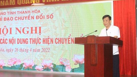 Thanh Hóa "quyết" nằm trong nhóm 10 tỉnh, TP dẫn đầu về chuyển đổi số
