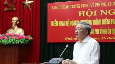Trung ương kiểm tra phòng chống tham nhũng, tiêu cực tại Quảng Bình