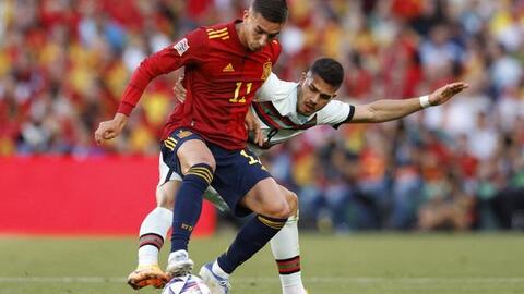 "Kép phụ" tỏa sáng, Bồ Đào Nha chật vật cầm hòa Tây Ban Nha tại Nations League