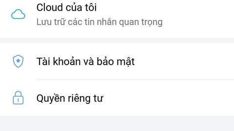 Hướng dẫn ẩn sinh nhật của mình trên Zalo