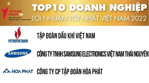 Vietcombank dẫn đầu các ngân hàng trong top 10 doanh nghiệp lợi nhuận lớn nhất Việt Nam