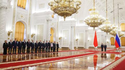 Quang cảnh điện Kremlin lộng lẫy trong cuộc gặp cấp cao Nga - Trung Quốc