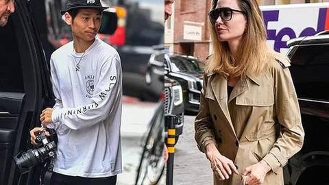 Angelina Jolie vi vu cùng con trai Pax Thiên