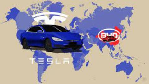 Tesla và BYD lập kỷ lục mới về doanh số xe điện