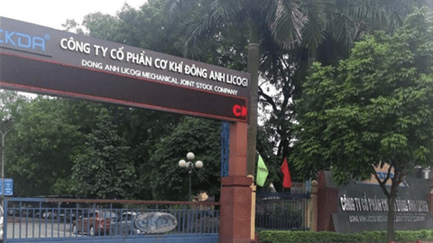 Tổng Công ty LICOGI sắp nhận hơn 74 tỷ đồng cổ tức từ Cơ khí Đông Anh
