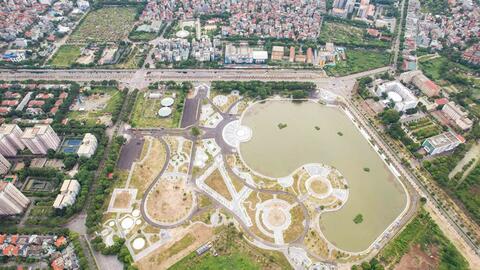 Hà Nội có thêm công viên rộng 157.000 m2, đầu tư gần 100 tỉ đồng