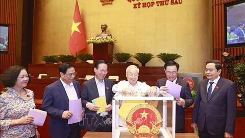 Công bố kết quả lấy phiếu tín nhiệm với 44 người trong chiều nay