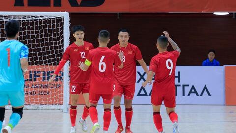 Futsal Việt Nam nhóm hạt giống số 2, Thái Lan nhóm 1 VCK châu Á 2024