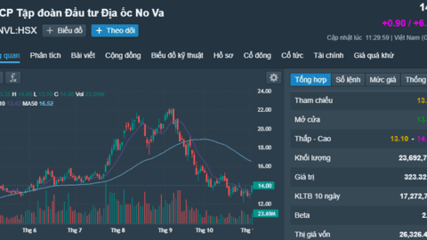 Cổ phiếu Novaland tăng kịch trần sau thông tin ra khỏi diện cảnh báo