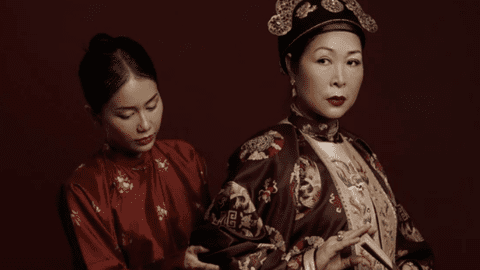 NSND Hồng Vân trong dự án phỏng dựng cổ phục triều Nguyễn