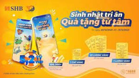 Cùng khám phá game trên SHB Mobile và nhận vàng SJC 999,9