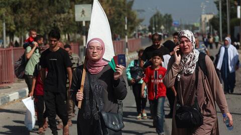 Người dân Dải Gaza lũ lượt di tản