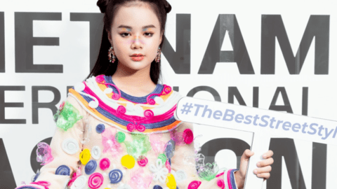Mẫu nhí Maika Ngọc Khánh ấn tượng với thời trang tái chế