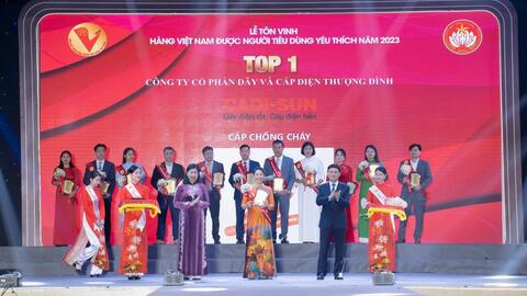 CADI-SUN trong Top 1 Hàng Việt Nam được yêu thích năm 2023