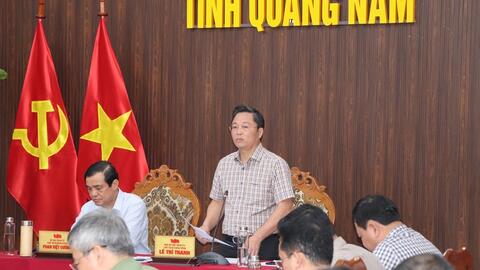 Chủ tịch Quảng Nam đôn đốc thực hiện các kết luận của thanh tra, kiểm toán