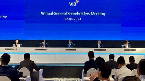 ĐHĐCĐ VIB: Mục tiêu lãi trước thuế 2024 tăng 13%, tăng vốn lên 30,000 tỷ đồng