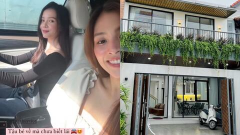 Hoa hậu Tiểu Vy tậu xe hơi dù chưa biết lái