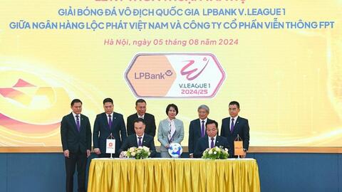 Ba đội dẫn đầu giải đấu LPBank V.League 1 sẽ nhận 9,5 tỷ đồng