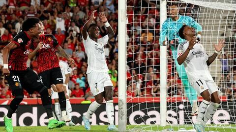 Real Madrid gây thất vọng trước Mallorca, Rodrygo ghi bàn nhưng Mendy lãnh thẻ đỏ
