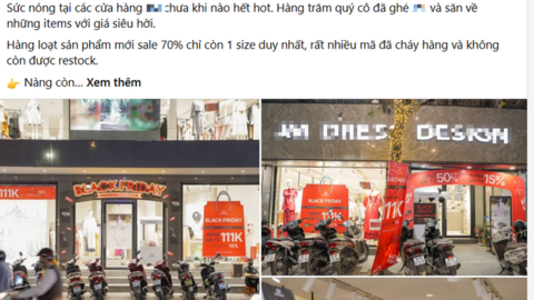 Dằn túi cả chục triệu đồng, nhiều người háo hức chờ "săn sale" Black Friday