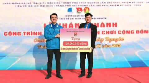 Thành đoàn Hải Phòng triển khai nhiều công trình thanh niên ý nghĩa