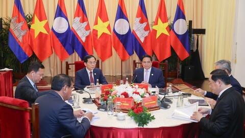 Ba Thủ tướng Việt Nam, Lào, Campuchia họp triển khai Kết luận Cuộc gặp giữa ba người đứng đầu ba Đảng