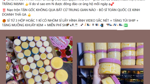 Mỹ phẩm, kem trộn "nhà làm" bán tràn lan, ai chịu trách nhiệm?