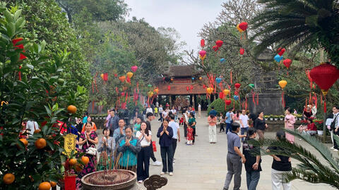 9 ngày Tết, Phú Thọ đón trên 500.000 lượt khách du lịch