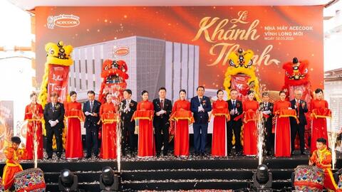 Acecook Việt Nam khánh thành Nhà máy Vĩnh Long: Kiến tạo tinh hoa, mở lối tương lai.