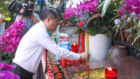 Thủ tướng Lê Minh Hưng dự Lễ viếng, truy điệu và an táng 731 hài cốt liệt sĩ tại Công viên Lê Thị Riêng