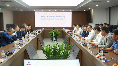 EVNGENCO1 làm việc với Tập đoàn điện khí Dongfang (Trung Quốc)