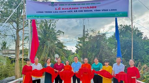 BSR khánh thành cầu giao thông nông thôn tại Vĩnh Long