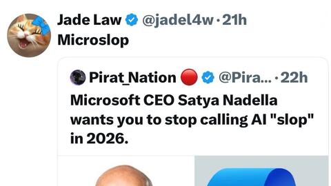 Nhồi nhét các tính năng AI tệ hại cho người dùng, Microsoft bị cộng đồng mạng chế giễu là MicroSlop