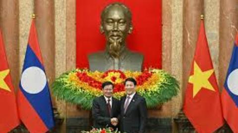 Chủ tịch nước Lương Cường hội kiến Tổng Bí thư, Chủ tịch nước Lào