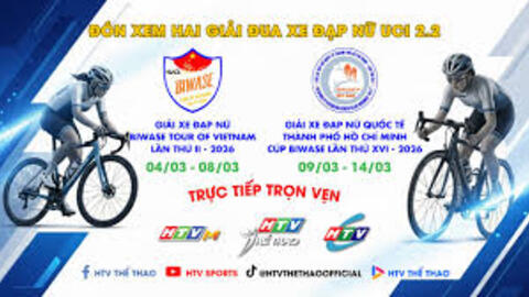 Khai mạc Giải xe đạp nữ quốc tế Thành phố Hồ Chí Minh Cúp Biwase 2026​